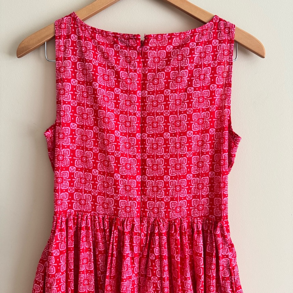 J.Crew Factory Smocked Boatneck Midi Dress Size XS - Picture 7 of 16